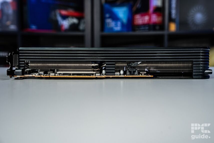 ASUS Prime RX 9070 XT OC PCIe side, Image by PC Guide